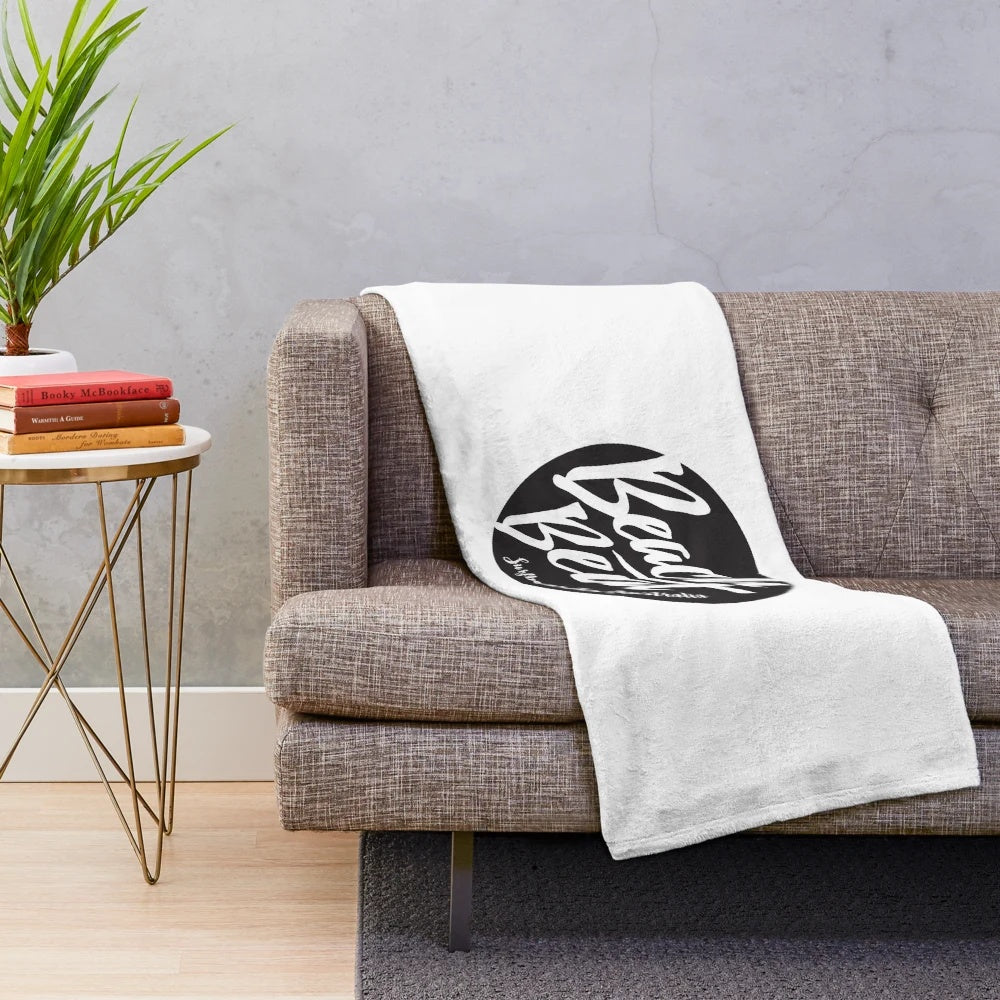 Soft and plush beach-themed blanket for relaxation and outdoor activities
