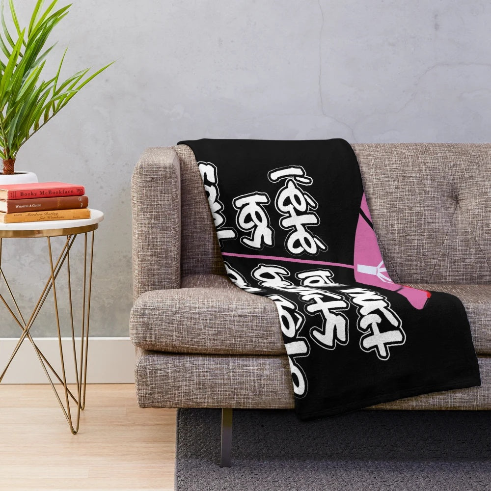 Beach umbrella-inspired plush blanket for outdoor relaxation