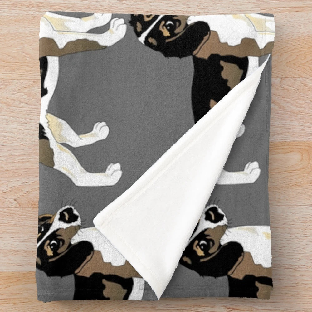 Soft and Cuddly Beagle Plush Blanket