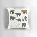 A plush, bear-themed pillow perfect for adding a touch of nature to any room.