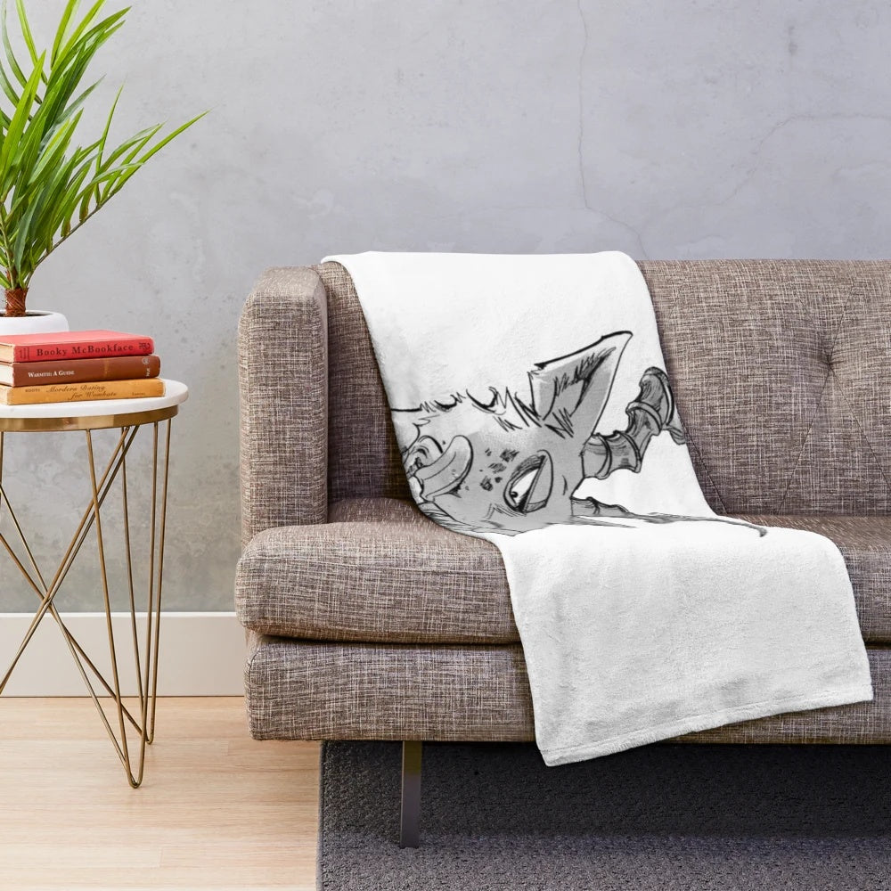 Soft and snuggly Beastars-themed melon plush blanket