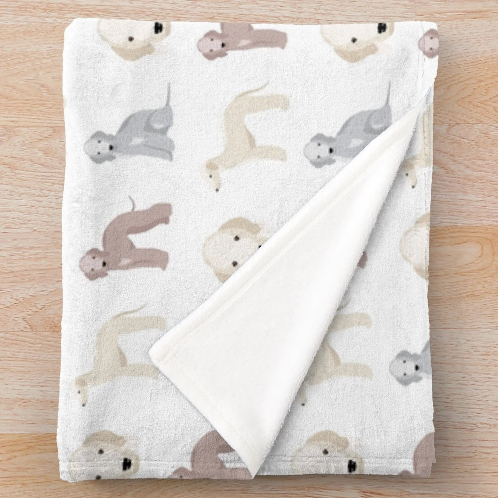 Bedlington Terrier Plush Blanket