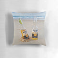 Comfortable beer-themed pillow for beach and coastal decor