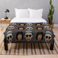 Beethoven-themed plush blanket with classical music design