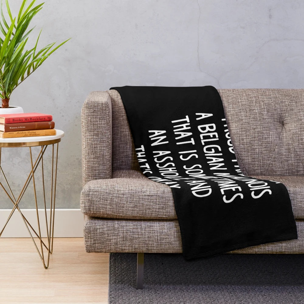 Belgian Malinois Plush Blanket for Dog Owners and Enthusiasts