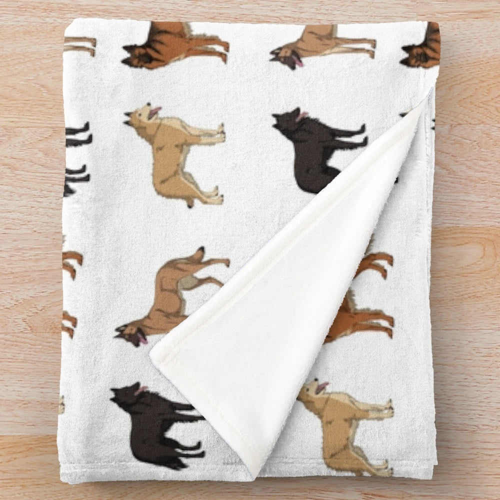 Belgian Shepherd Dog Plush Blanket