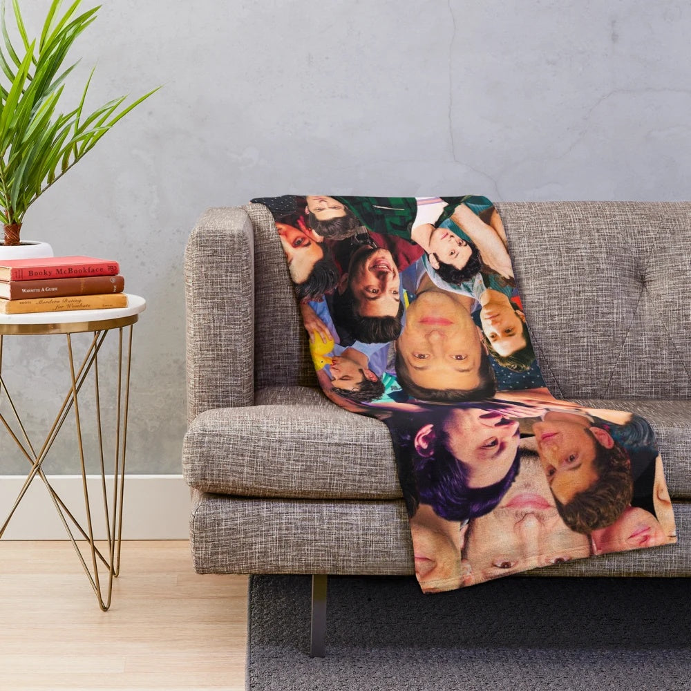 Ben Schwartz Collage Plush Blanket