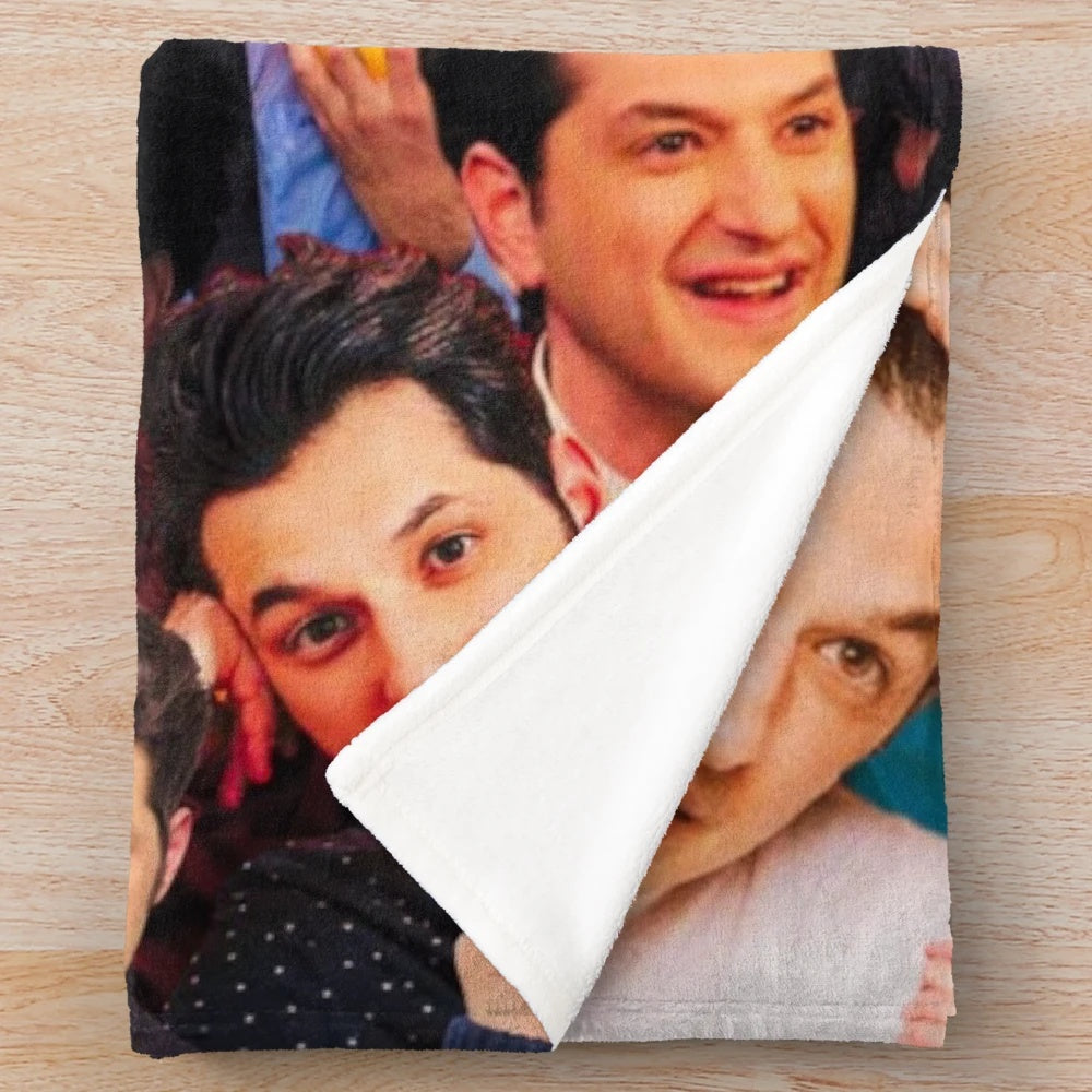 Ben Schwartz Collage Plush Blanket