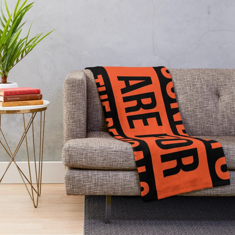 Plush bengals-themed blanket for game day and weekend parties