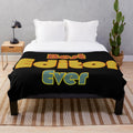 Plush blanket with "Best Editor Ever" design