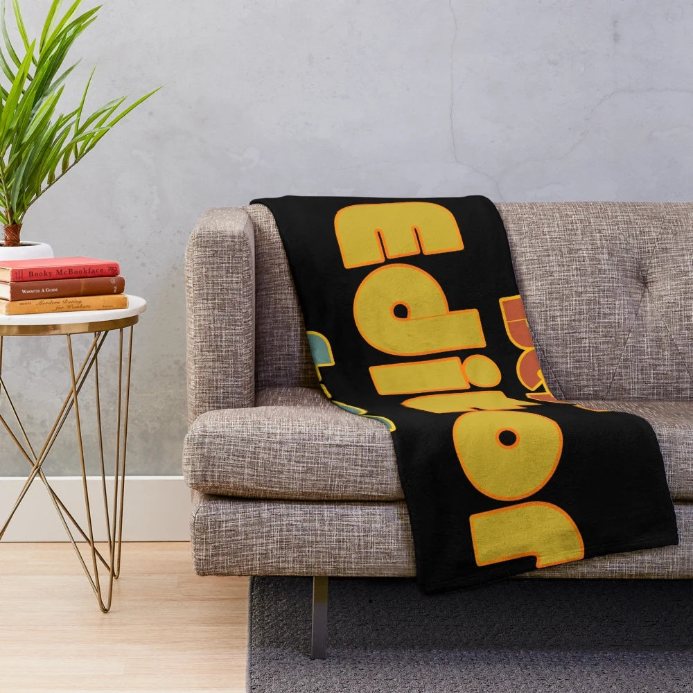 Plush blanket with "Best Editor Ever" design