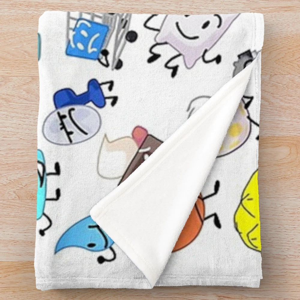 Soft and snuggly BFB and TPOT inspired plush blanket