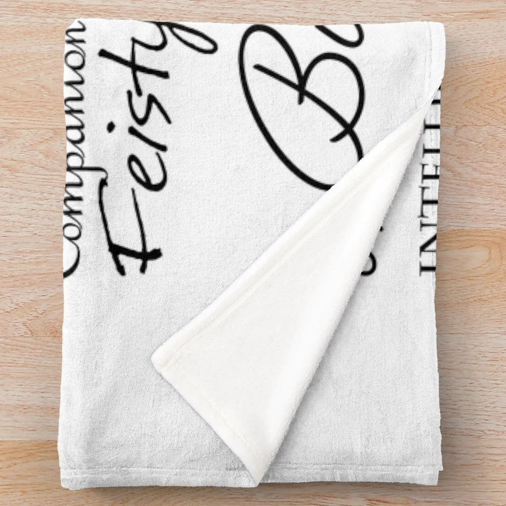 Bichon Frise breed traits plush blanket