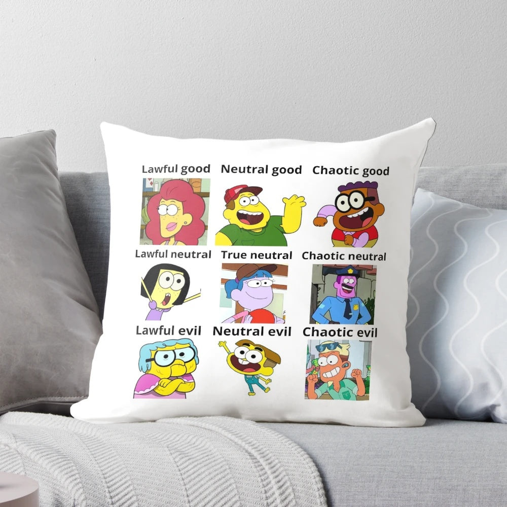 Big City Greens characters printed on a soft, plush pillow for kids' bedrooms and living spaces.