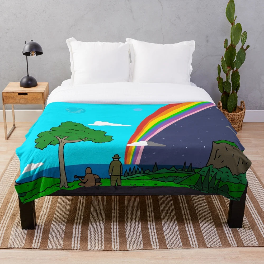 Big Lez Show inspired plush blanket