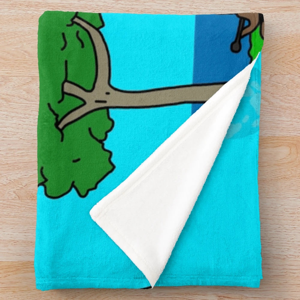 Big Lez Show inspired plush blanket