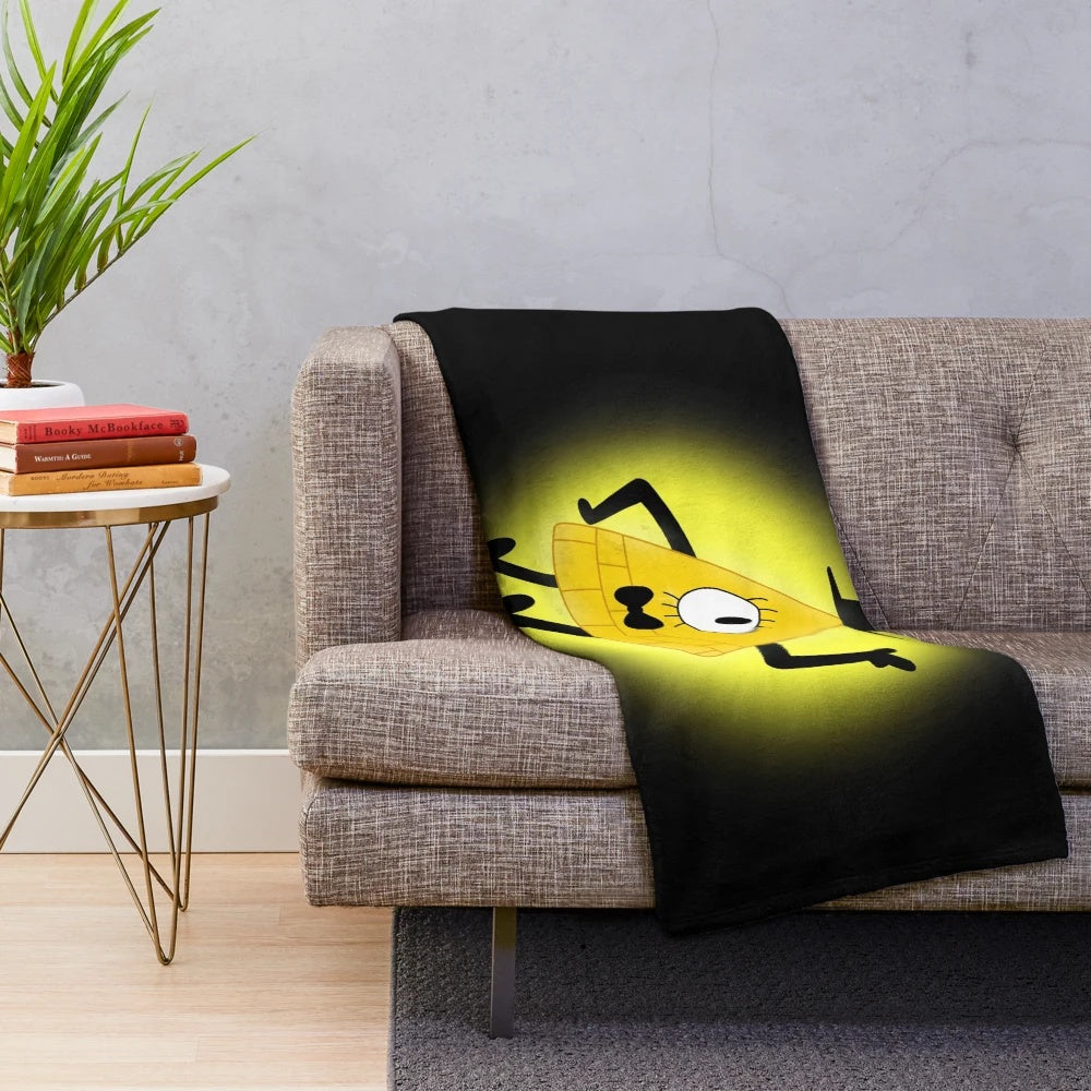 Bill Cipher plush blanket from Gravity Falls