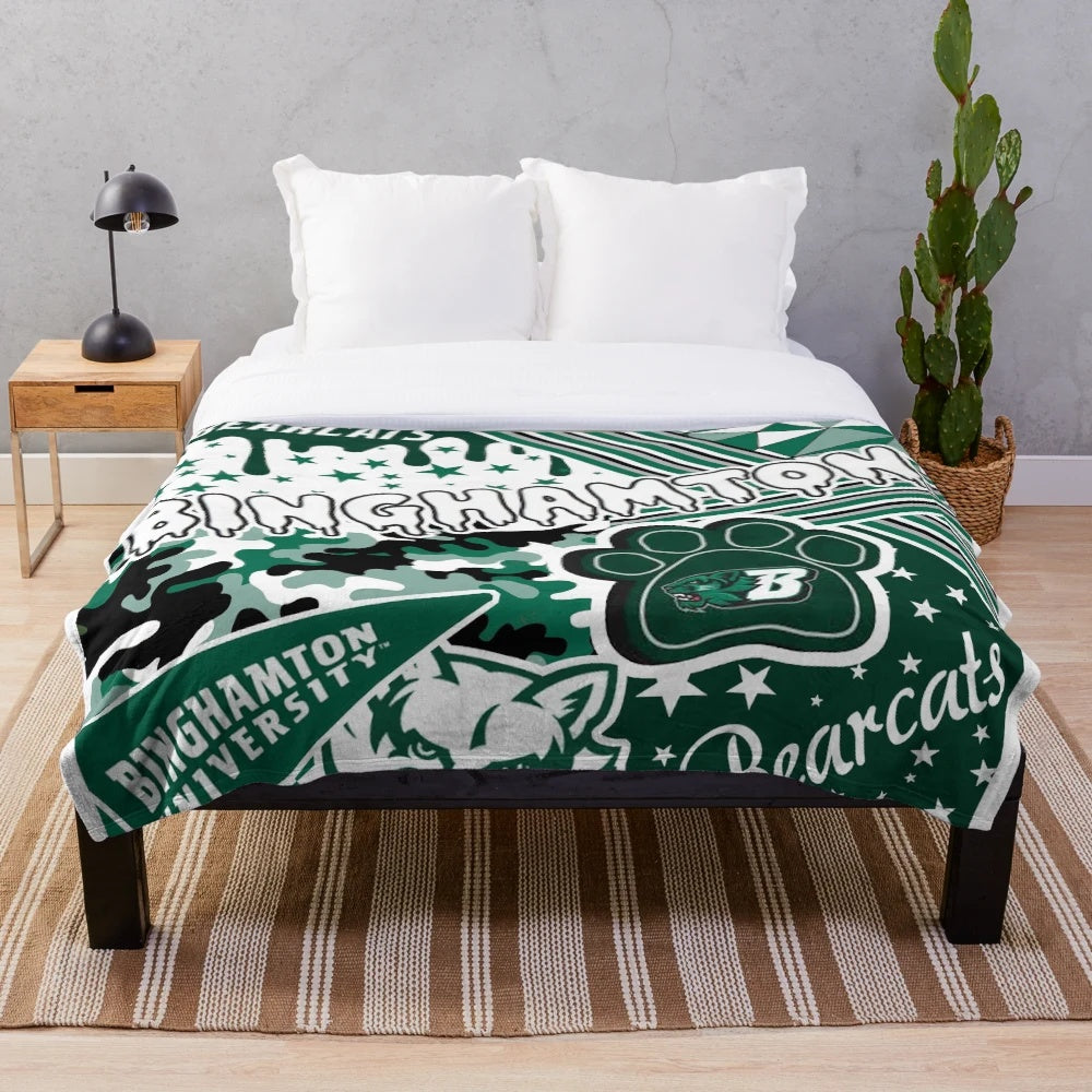 Binghamton University Plush Blanket