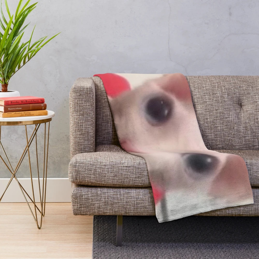 Bingus! Plush Blanket featuring a cute cat meme design