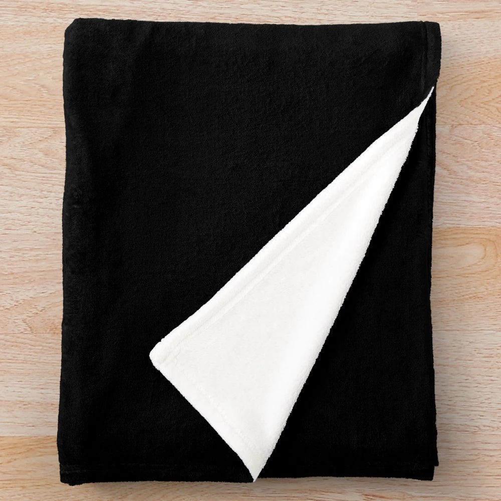Birdwatcher plush blanket in a minimalist, retro design