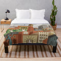 Soft and comfortable plush blanket featuring the University of Birmingham logo