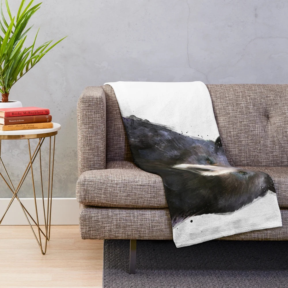 Black Bear Plush Blanket