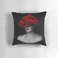 Black Forest Lady Pillow with Ingolaue and Bollenhut Design