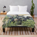 Black German Shorthaired Pointer Plush Blanket