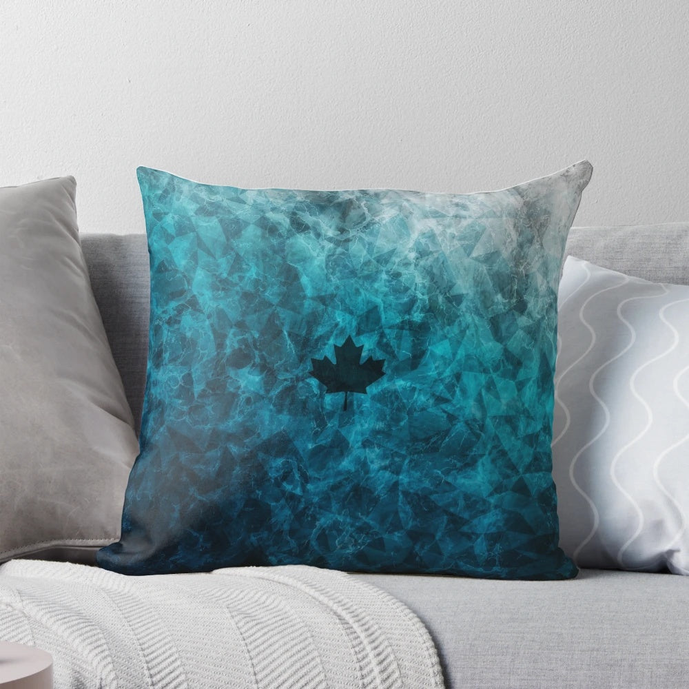 Black Ice JTF2 winter skin patterned pillow