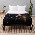 Black maddison plush blanket for a comfortable and stylish home