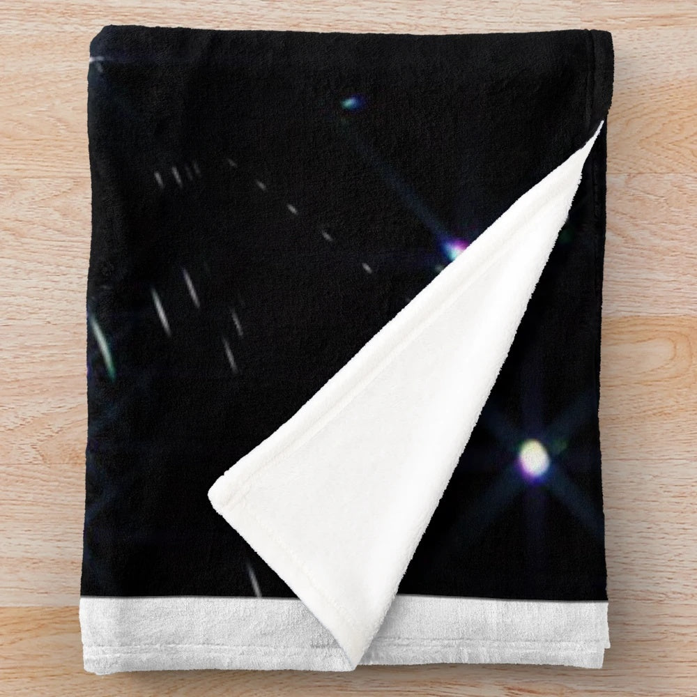 Black maddison plush blanket for a comfortable and stylish home