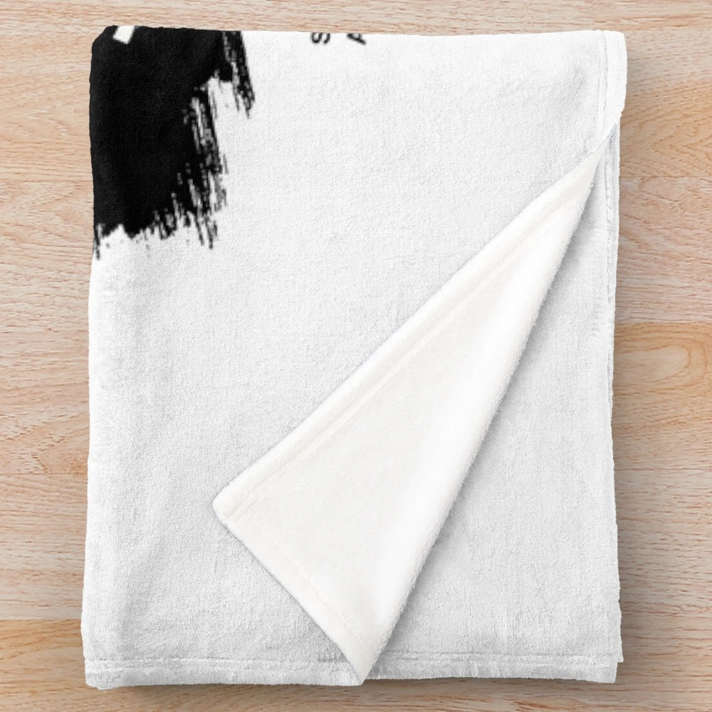 Black modern plush blanket for relaxing lifestyle and hobbies