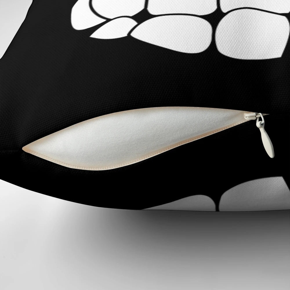 A soft and plush pillow featuring the iconic Black Spirit from the popular video game Black Desert Online.