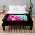 Soft and plush blink-182 inspired throw blanket