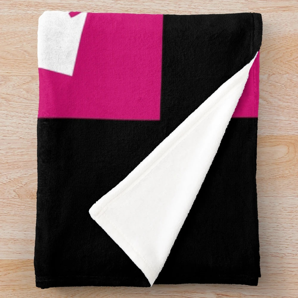 Soft and plush blink-182 inspired throw blanket