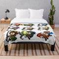 Bloons TD 6 inspired plush blanket