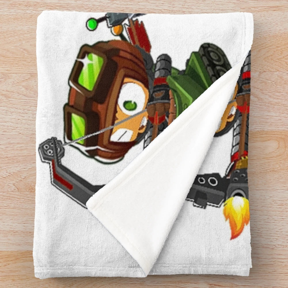Bloons TD 6 inspired plush blanket