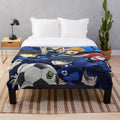 Blue Lock Anime Themed Plush Blanket