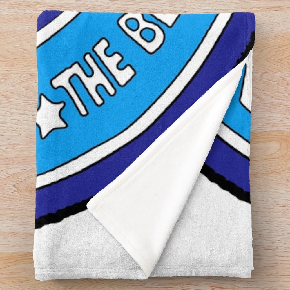 Mr Zogs Blue Plush Blanket for Surf and Beach Enthusiasts