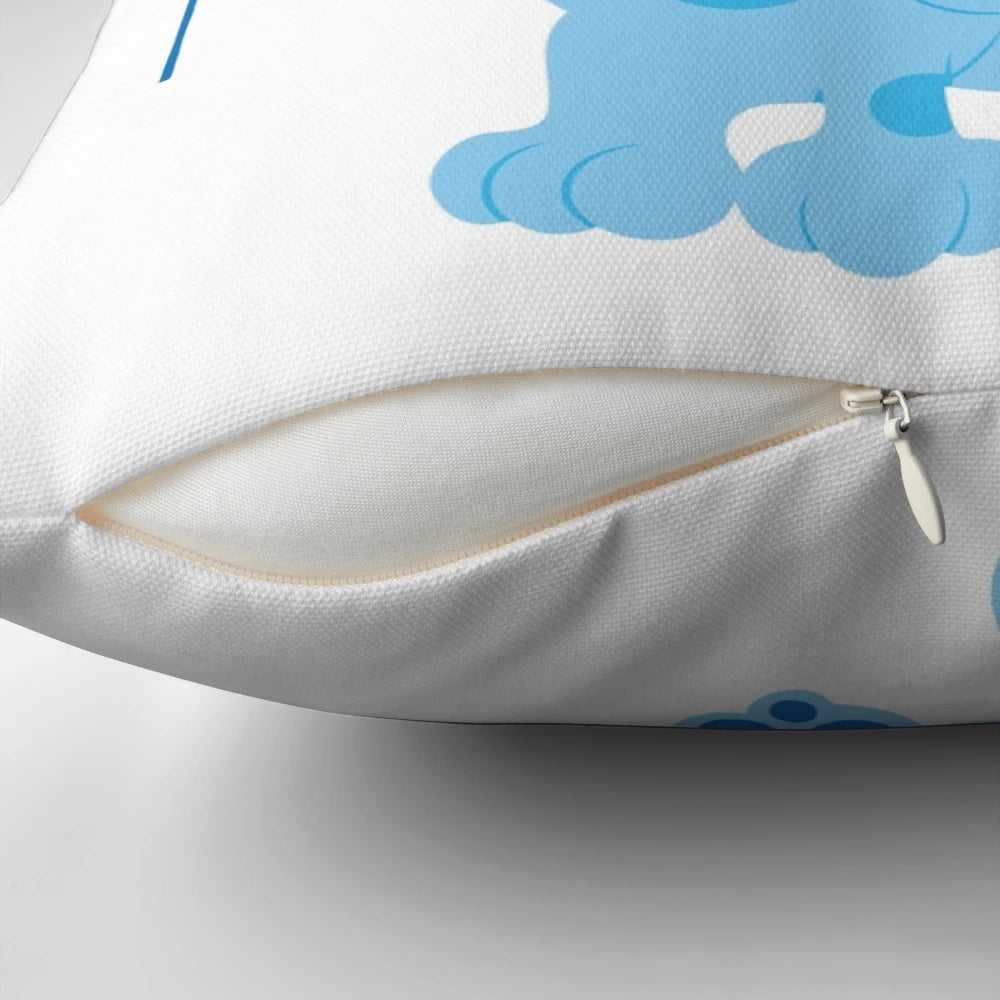 Blue's Clues Steve plush pillow with a cute, blue dog design