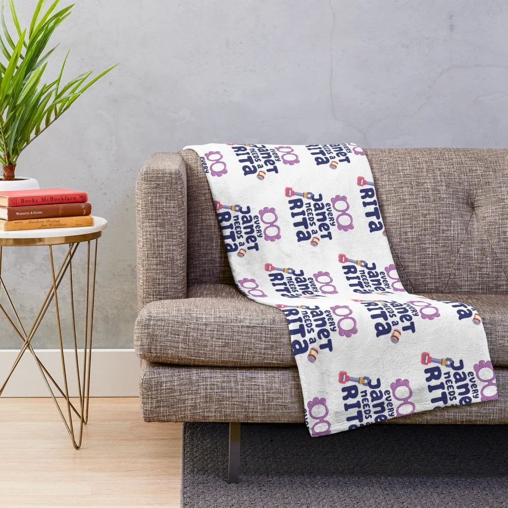 Soft and snuggly Bluey-themed plush blanket
