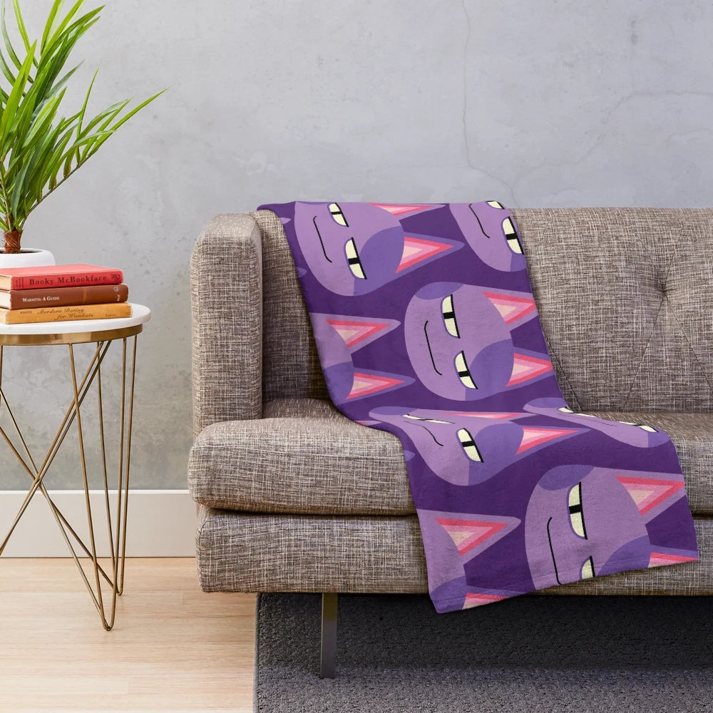 Soft and cuddly Bob the Cat plush blanket for Animal Crossing enthusiasts