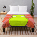 Colorful plush blanket featuring the iconic Kuchi Kopi nightlight from Bob's Burgers