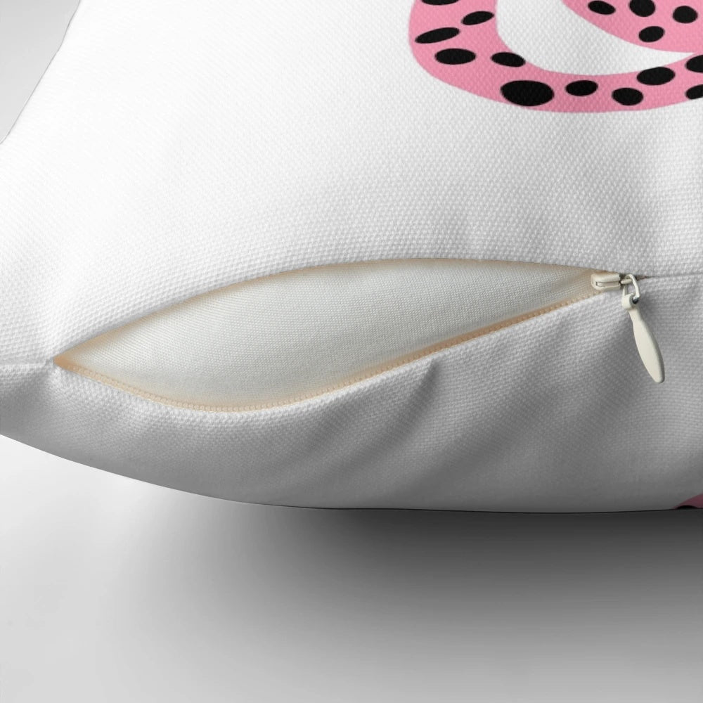 Soft, plush pink cheetah leopard print throw pillow for cozy home decor
