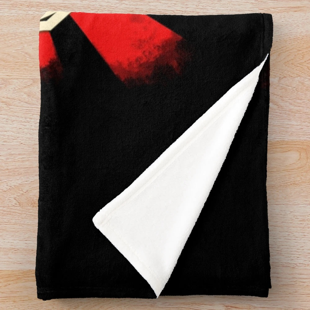 Bonsai judo inspired plush blanket with Japanese design