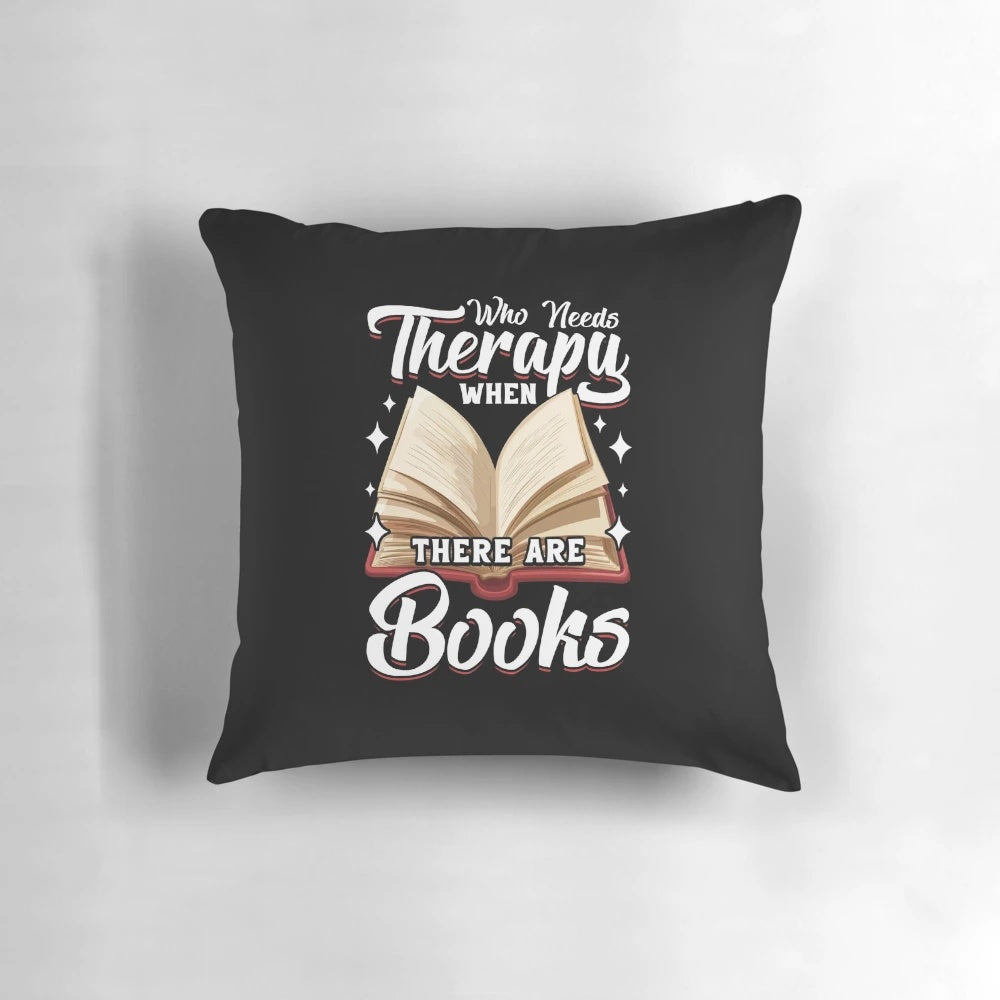 A soft, comfortable pillow with a book-themed design, perfect for book lovers and bibliophiles.