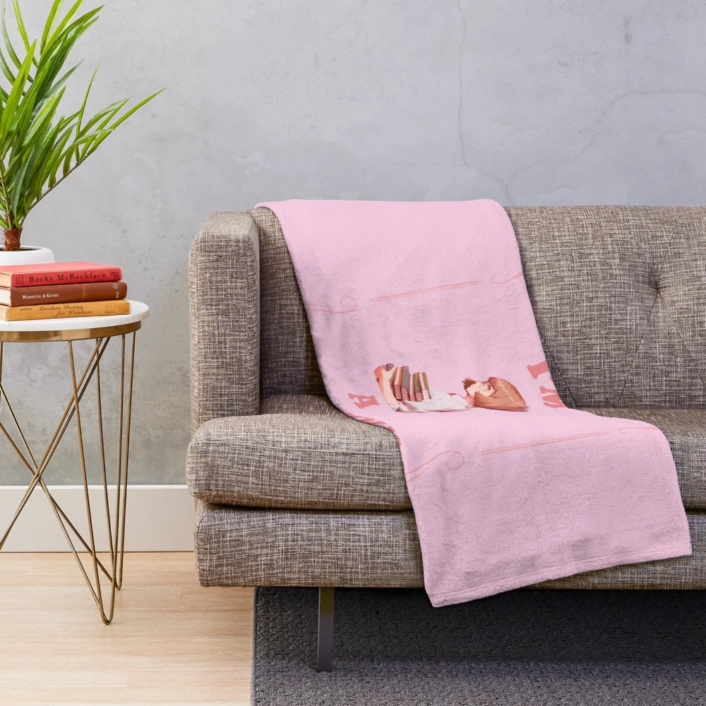 Soft and Plush Bookaholic Blanket