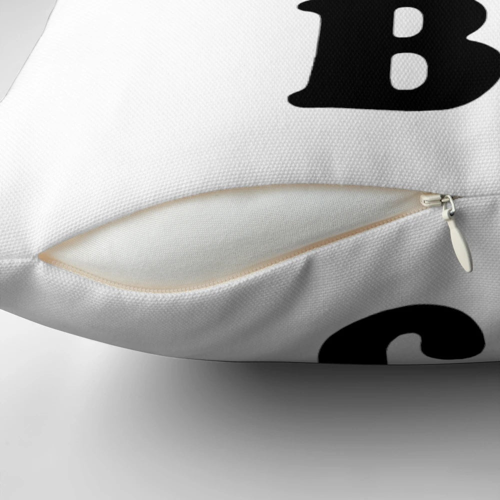 Soft, cuddly pillow with an image of Boris Johnson, the current Prime Minister of the United Kingdom.