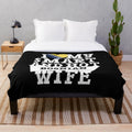 Plush blanket featuring Bosnian cultural elements