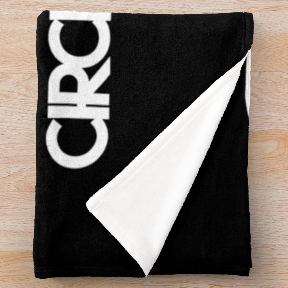 Circle of Bosses inspired plush blanket with a boss-themed design